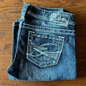 Silver brand Frances Flare jean 28 Long